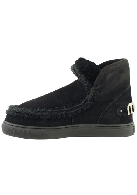 Stivaletto Eskimo nero in camoscio Mou | FK111015A/PIANERO