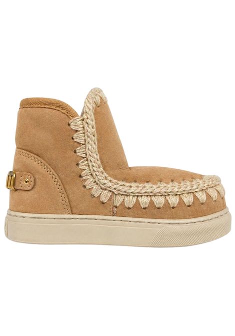 Stivaletto Eskimo beige in camoscio Mou | FK111015A/PIASAV
