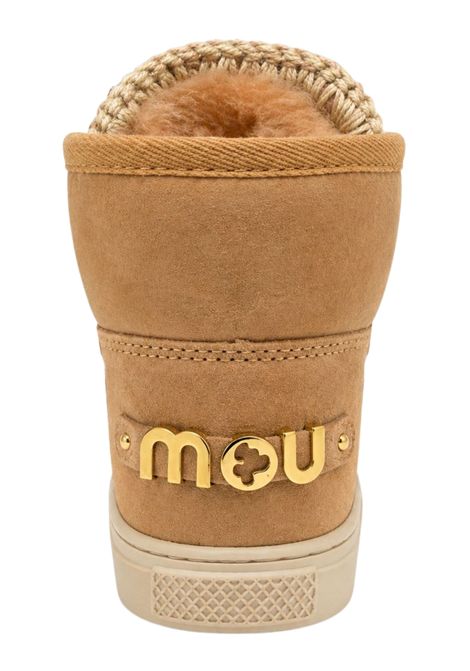 Beige Eskimo Suede Ankle Boot Mou | FK111015A/PIASAV