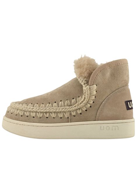 Stivaletto Eskimo beige in camoscio Mou | FW741000A/PIABEIGE