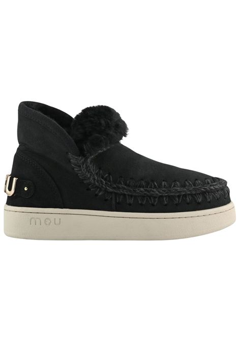 Stivaletto Eskimo nero in camoscio Mou | FW741001A/PIANERO