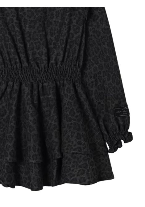 Abito bambina grigio in viscosa MSGM | F5MSJGDR143/CEGRIGIO