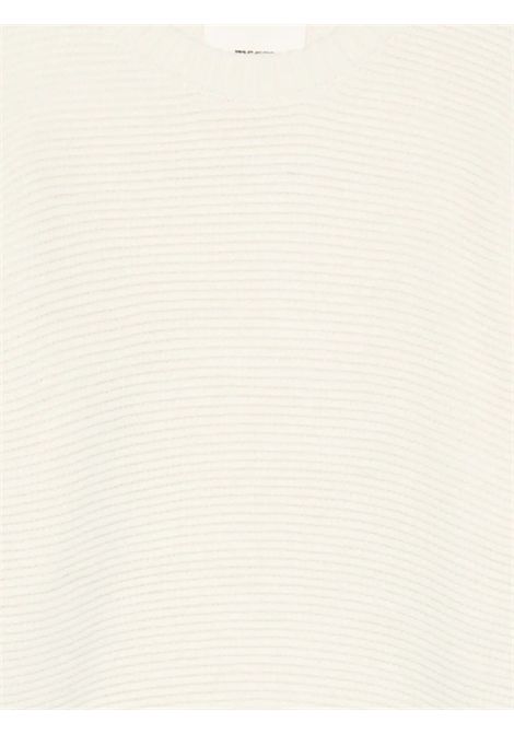 Maglione unisex panna in lana MSGM | F5MSJUJP060/CEPANNA