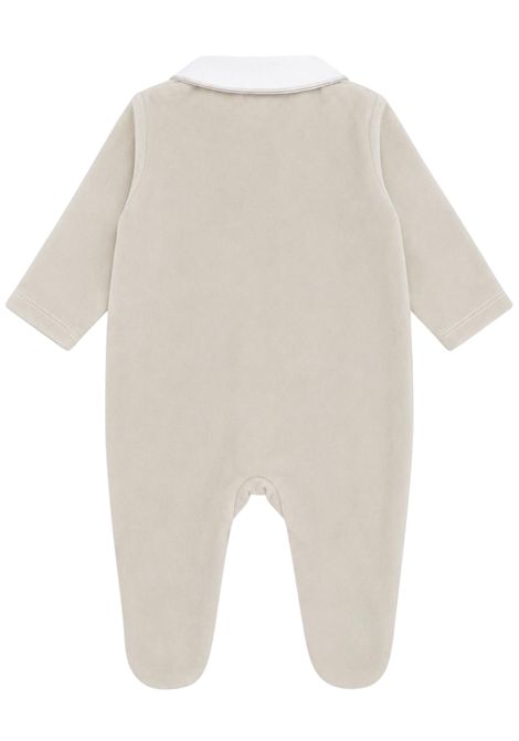 Tutina neonato beige in velluto NANAN | CON051BEIGE