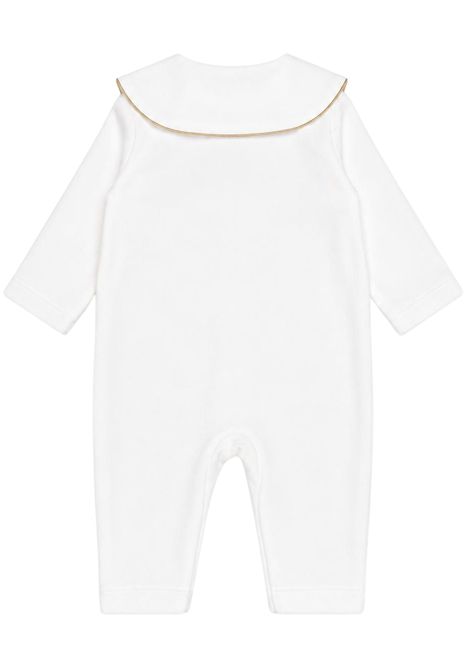 Cream velvet baby romper NANAN | CON056PANNA