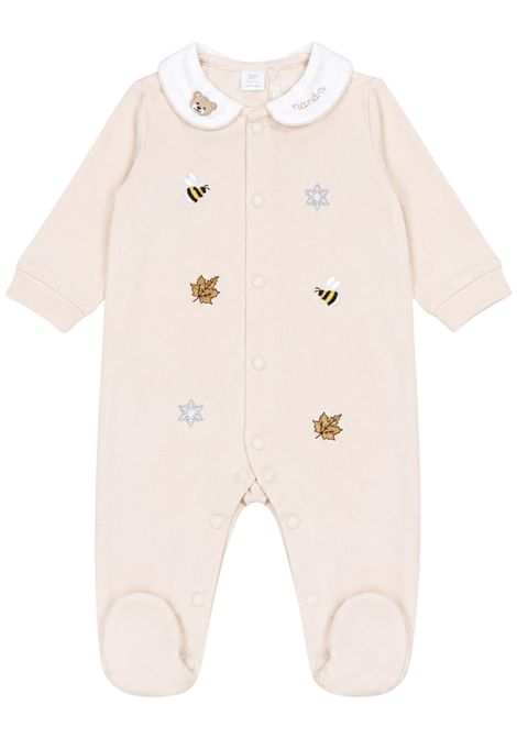 Tutina neonato beige in cotone NANAN | I25002BEIGE