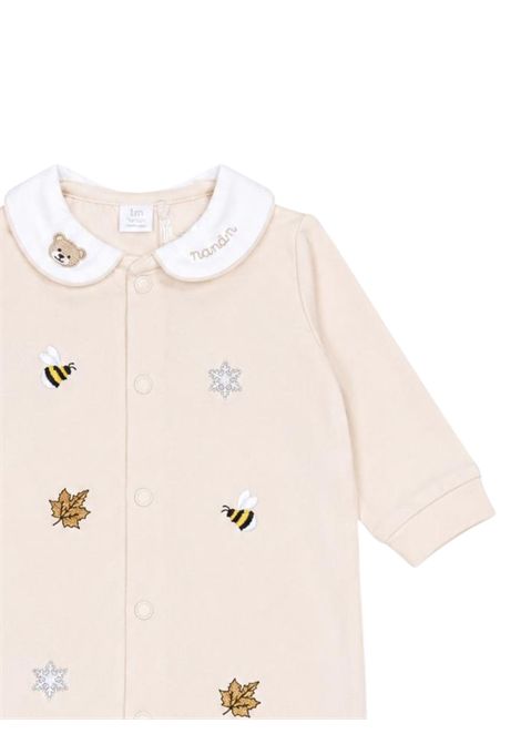Tutina neonato beige in cotone NANAN | I25002BEIGE