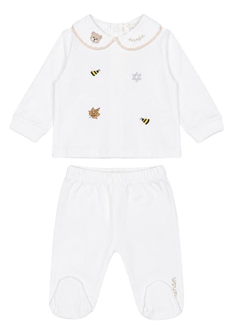Completo neonata panna in cotone NANAN | I25003PANNA