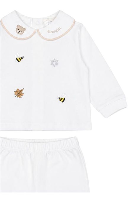 Completo neonata panna in cotone NANAN | I25003PANNA