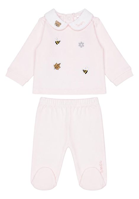 Completo neonata rosa in cotone NANAN | I25003ROSA