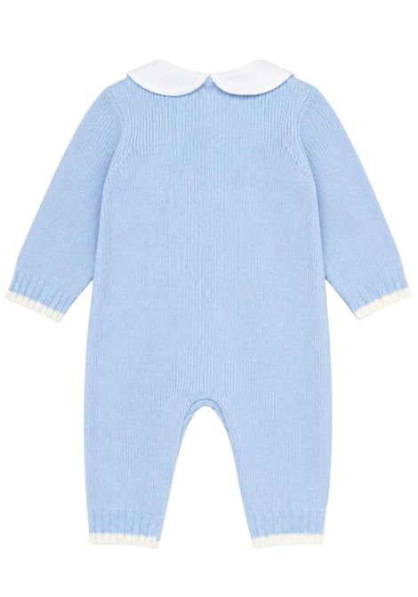 Tutina neonato azzurra in lana NANAN | I25011AZZURRO