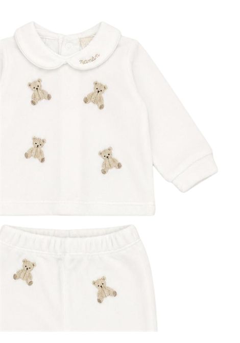 Cream velvet baby set NANAN | I25016PANNA