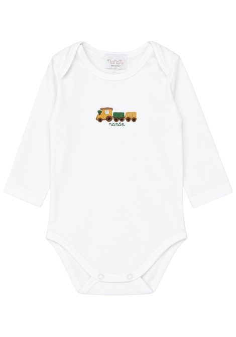 Cream cotton baby bodysuit NANAN | I25123PANNA