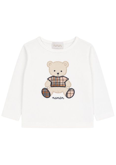 Cream cotton baby T-shirt NANAN | I25151PANNA