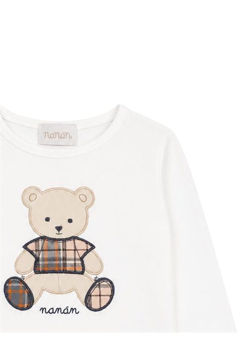 Cream cotton baby T-shirt NANAN | I25151PANNA