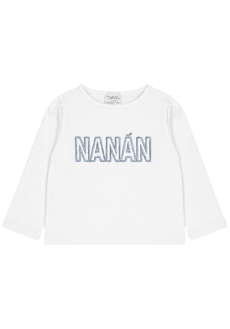 Cream cotton baby T-shirt NANAN | I25161PANNA