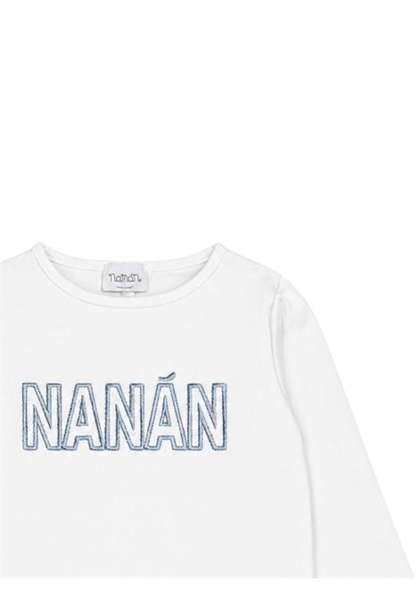 Cream cotton baby T-shirt NANAN | I25161PANNA
