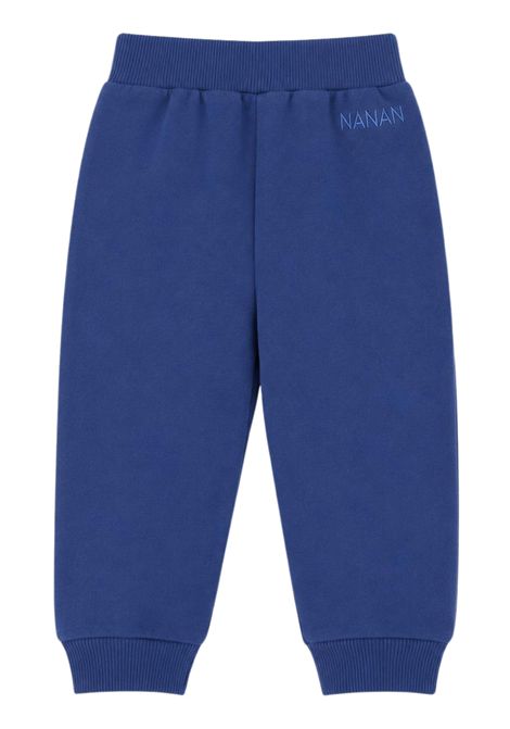 Pantalone neonato blu in cotone NANAN | I25168BLU