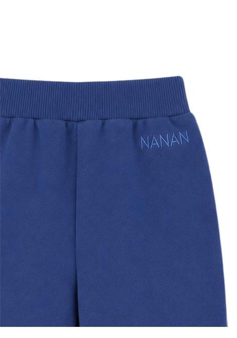 Pantalone neonato blu in cotone NANAN | I25168BLU