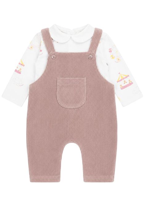 Tutina neonata rosa in cotone NANAN | I25403ROSA