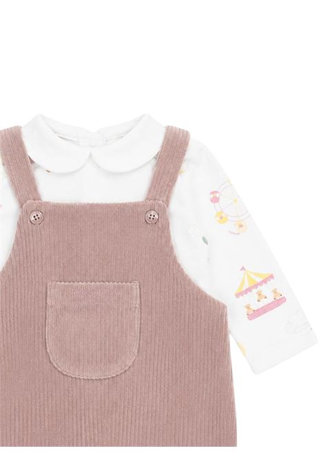 Tutina neonata rosa in cotone NANAN | I25403ROSA
