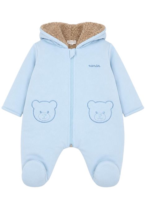 Tutone neonato azzurro in cotone NANAN | I25411AZZURRO