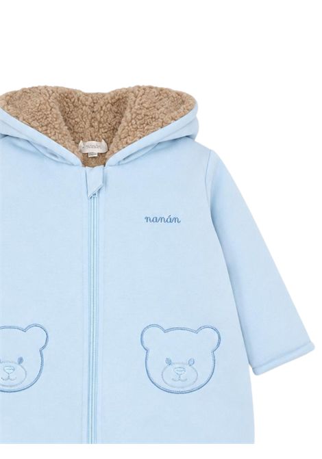 Tutone neonato azzurro in cotone NANAN | I25411AZZURRO