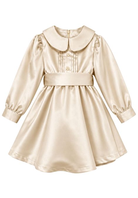 Abito neonata beige cerimonia NANAN | I25441BEIGE