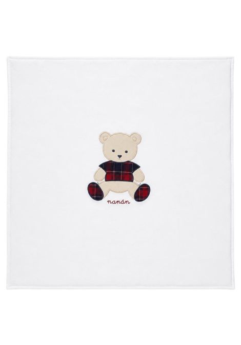 Cream cotton baby blanket NANAN | I25449PANNA