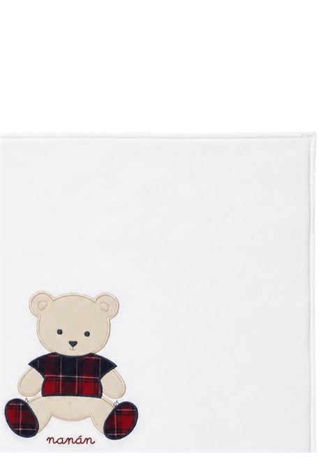 Cream cotton baby blanket NANAN | I25449PANNA
