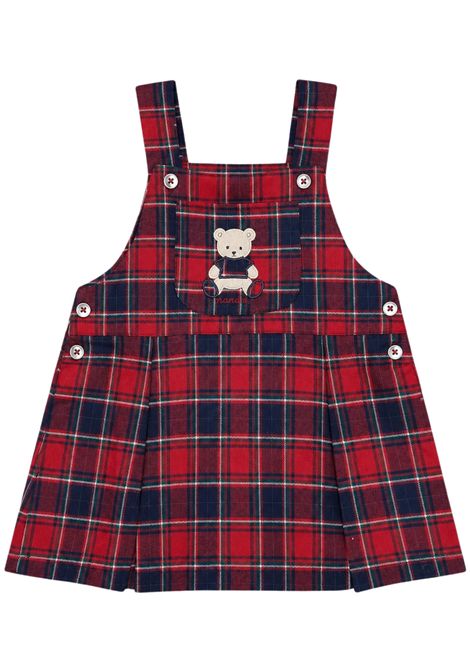 Abito neonata rosso in cotone NANAN | I25453ROSSO