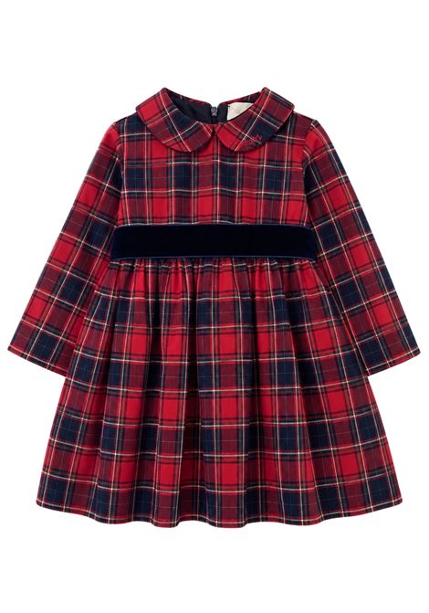 Abito neonata rosso in cotone NANAN | I25454ROSSO