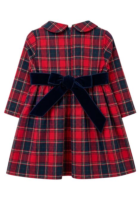 Abito neonata rosso in cotone NANAN | I25454ROSSO