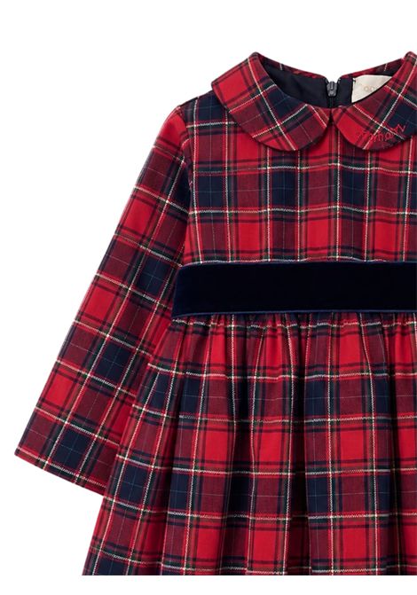 Abito neonata rosso in cotone NANAN | I25454ROSSO