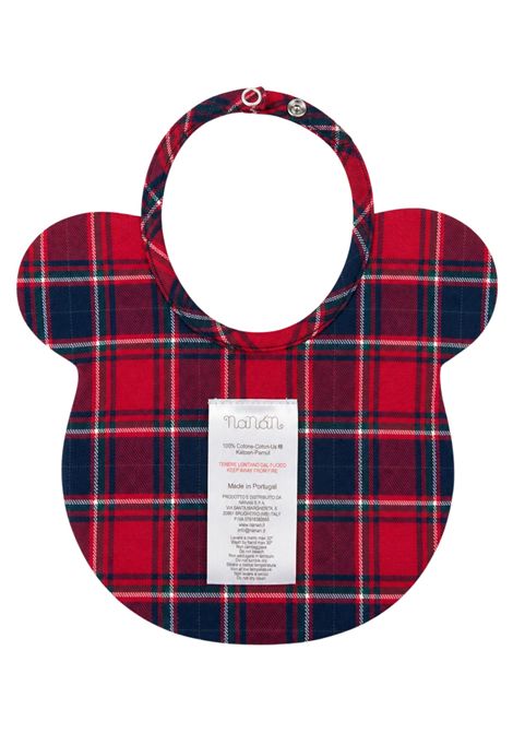 Bavetta neonato rossa in cotone NANAN | II25448ROSSO