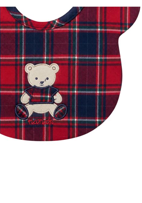 Bavetta neonato rossa in cotone NANAN | II25448ROSSO