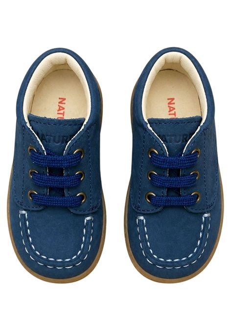 Scarpe bambino blu in pelle Naturino | 0012019711/PIABLU