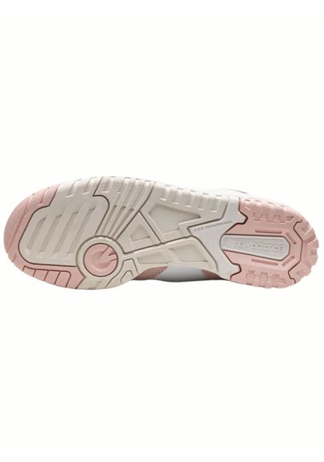 Scarpe bambina bianco/rosa in pelle NEW BALANCE | 383194BIANCO/ROSA
