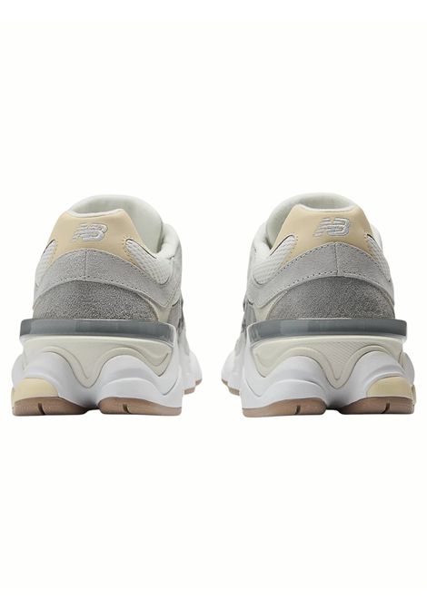 Sneakers 9060 per bambini bianche e grigio con logo laterale NEW BALANCE | GC9060ABGRIGIO