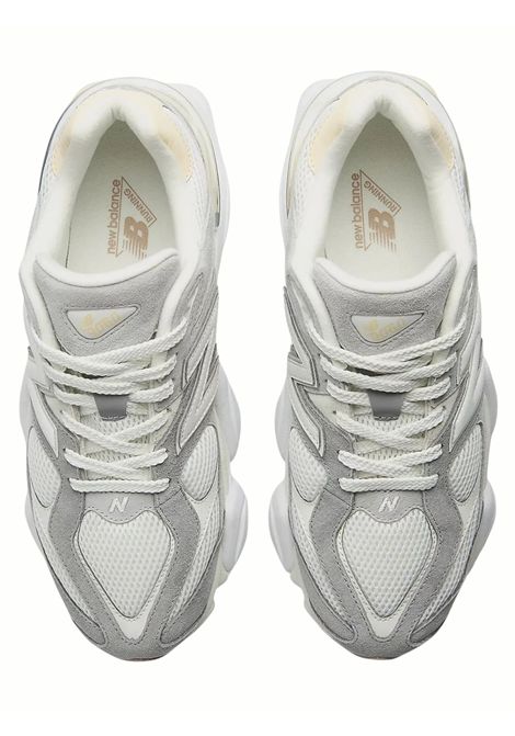 Sneakers 9060 per bambini bianche e grigio con logo laterale NEW BALANCE | GC9060ABGRIGIO