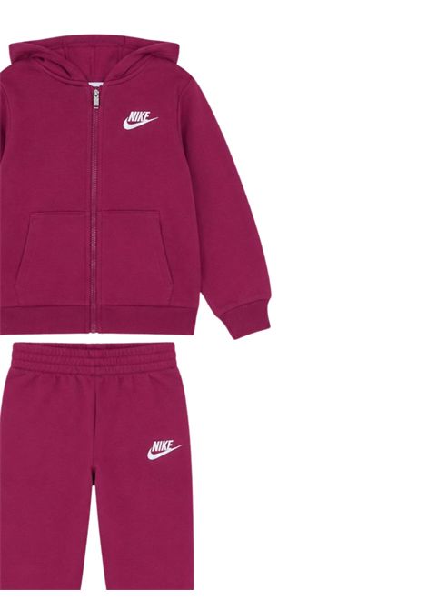 Completo bambina rosa in cotone Nike | 36L445/DEBROSA