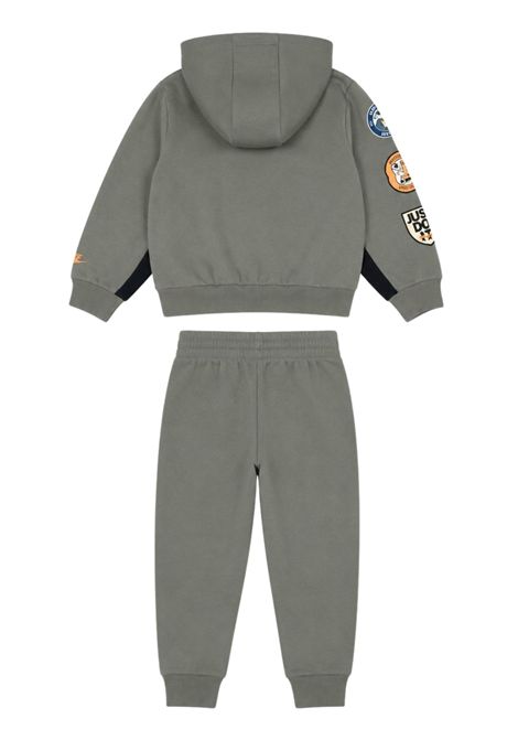 Completo bambino verde in cotone Nike | 86N496/DEBVERDE