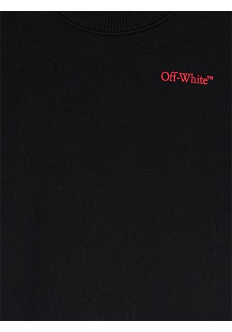 Unisex black cotton sweatshirt OFF WHITE | BA001F5F007/MANERO