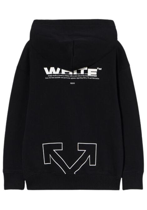 Unisex black cotton sweatshirt OFF WHITE | BB001F5F0011/MANERO