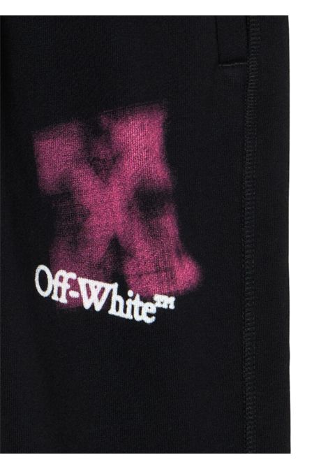Black cotton trousers for girls OFF WHITE | CH001F5F0011032/MANERO
