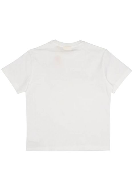 T-shirt bambina bianca in cotone OFF WHITE | OGAA001F25/CEBIANCO