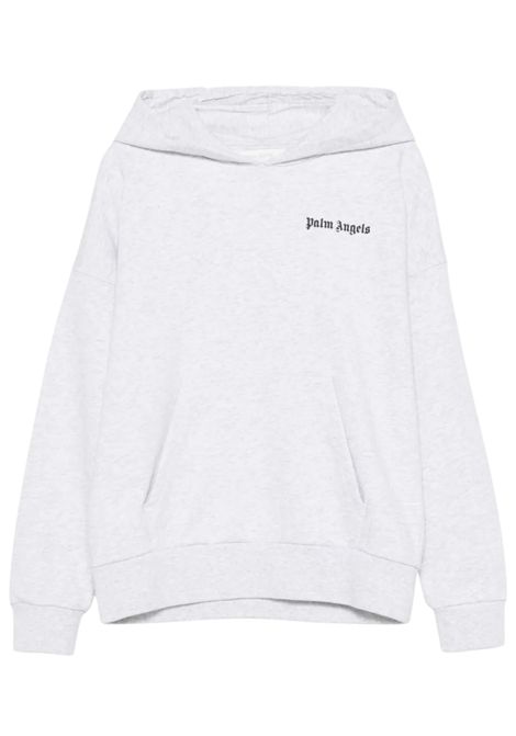 Felpa unisex grigia in cotone PALM ANGELS | PBBB011C99FLEGRIGIO
