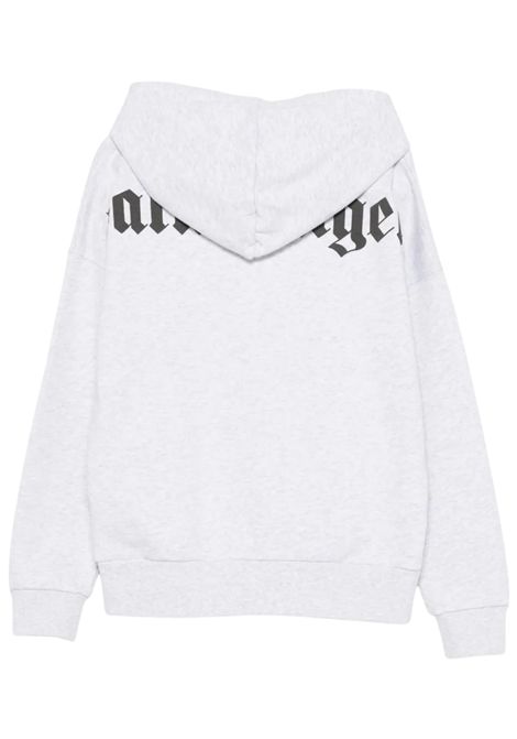 Unisex grey cotton sweatshirt PALM ANGELS | PBBB011C99FLEGRIGIO