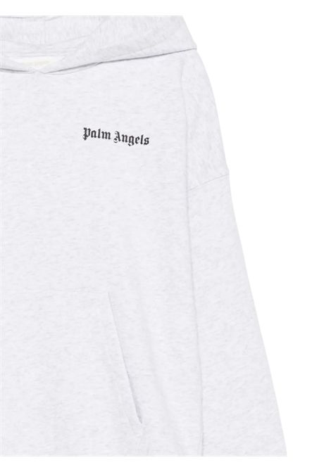 Unisex grey cotton sweatshirt PALM ANGELS | PBBB011C99FLEGRIGIO
