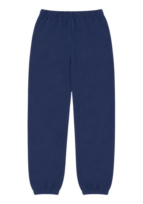 Pantalone bambino blu in cotone PALM ANGELS | PBCH008F25FLE/CEBLU